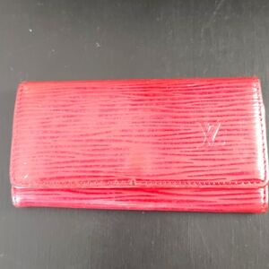Vintage Louis Vuitton Castilian Red Key Case